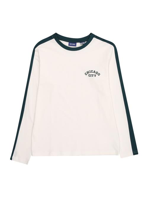 Only & Sons Junior Shirts 'OSJNICKY'  mørkegrøn / hvid