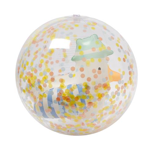 SUNNYLiFE Sid The Seagull 3D Inflatable Beach Ball Blue Stripe  Blue Stripe-One Size  Blå  One Size  unisex