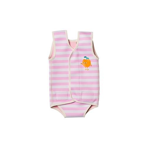 SUNNYLiFE Natural Rubber Baby Wetsuit Poppy the Peach Pink-One Size  Rød  One Size  unisex