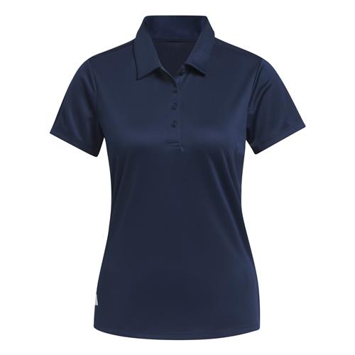 ADIDAS GOLF Funktionsbluse 'Women's Solid Performance Short Sleeve Polo'  navy / hvid