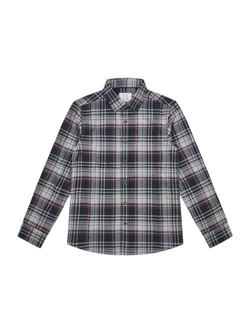 STACCATO Skjorte  navy / lysegrå / burgunder