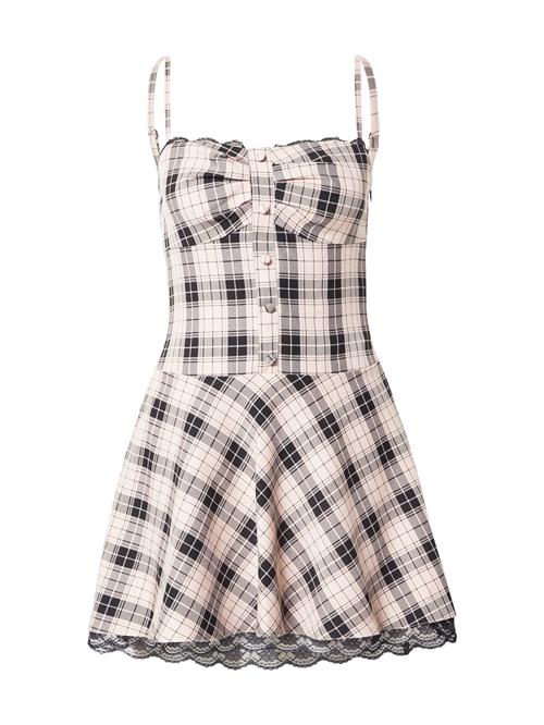 Miss Selfridge Kjole  sort / offwhite