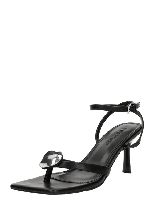 TOPSHOP Klipklappere 'Gilly'  sort / sølv