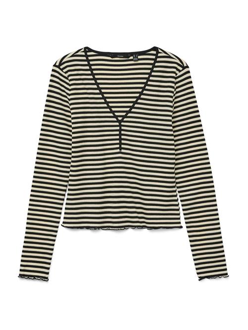 VERO MODA Shirts 'VMISABELLA'  ecru / sort