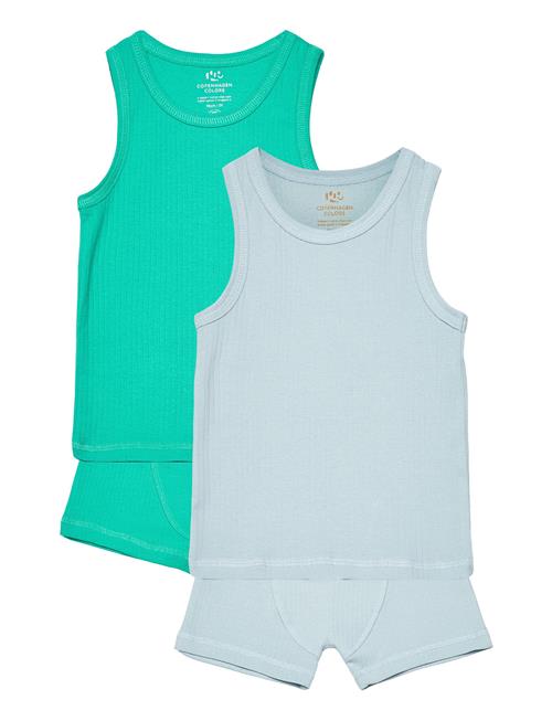 Copenhagen Colors | Rib Jersey 2Pack Tank-Top And Boxershorts | 92