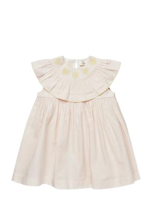 Copenhagen Colors | Seersucker Dress W. Heart | 128