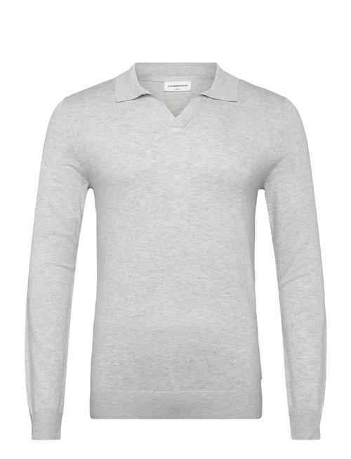 Lindbergh | Ecovero L/S V-Neck Polo | XXL