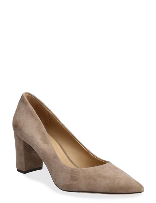 Lauren Ralph Lauren | Lanette Suede Block-Heel Pump | 41