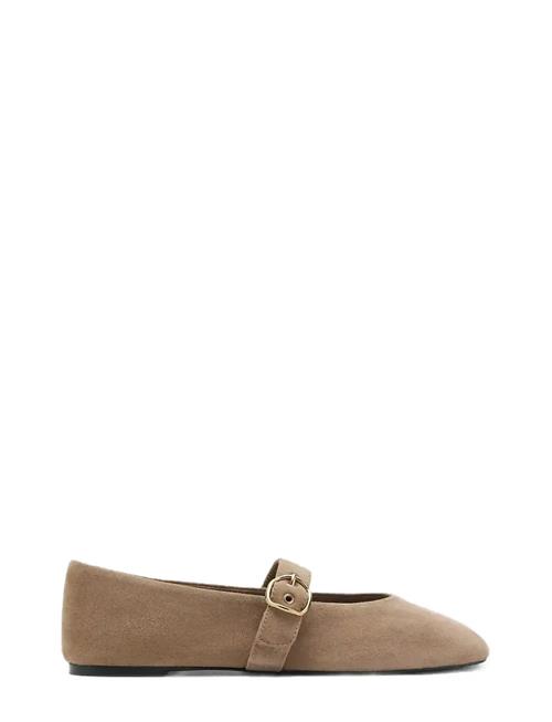 Mango | Suede Leather Ballet Flats | 35