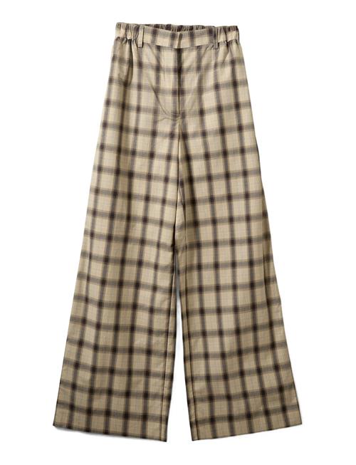 Sofie Schnoor | Reinesw Check Wide Leg Trousers | 36