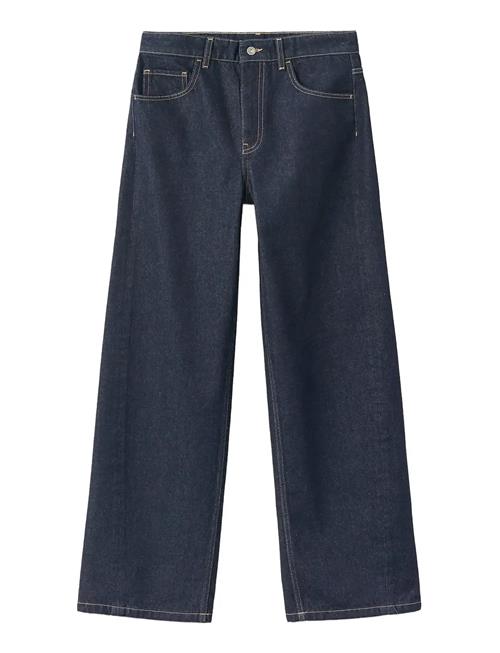 Mango | Mid-Rise Rinse-Wash Barrel Jeans | 42