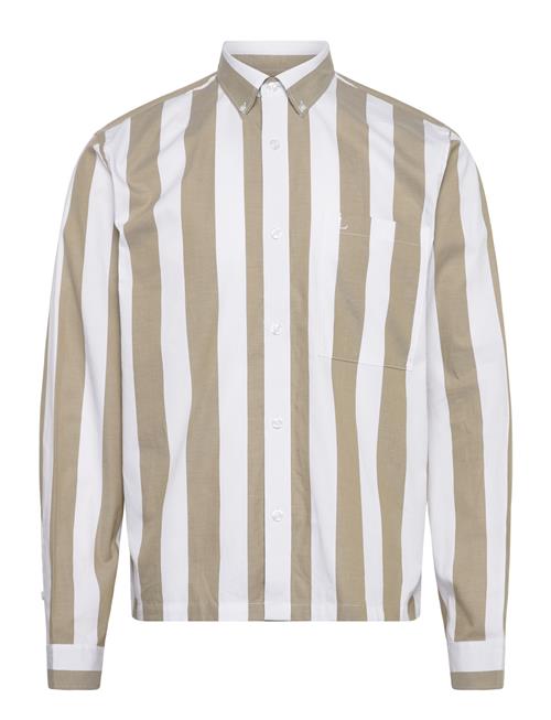 Lindbergh | Bold Striped Cropped Shirt L/S | L