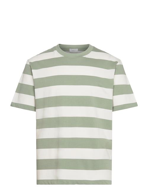 Lindbergh | Striped Oversized O-Neck Tee S/S | L