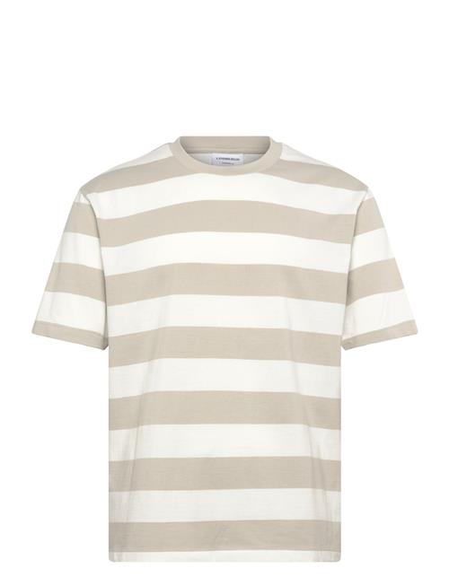 Lindbergh | Striped Oversized O-Neck Tee S/S | L