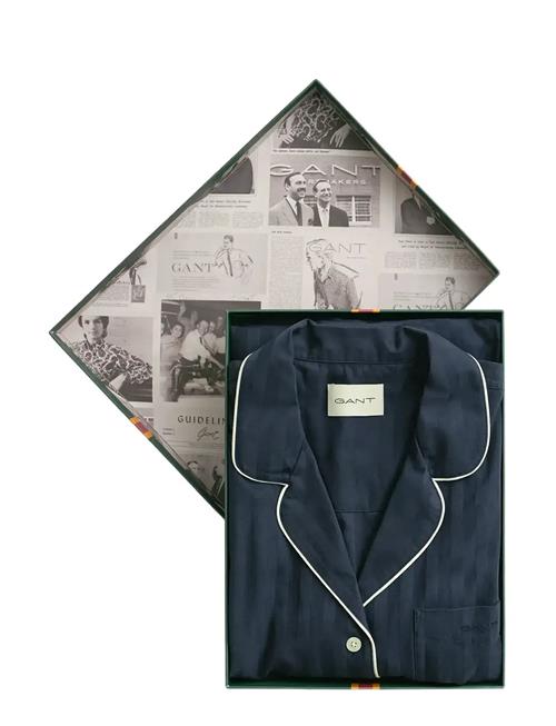 GANT | Satin Stripe Pajama Set Gift Box | L