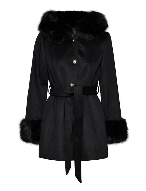 Bubbleroom | Hooded Wool Blend Coat | M