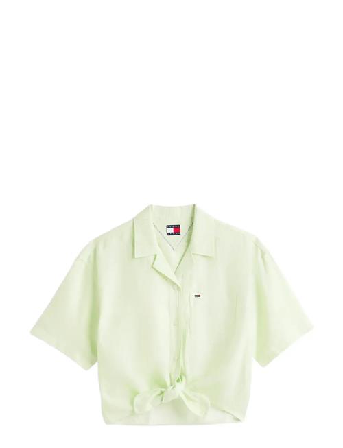 Tommy Jeans | Tjw Tie Front Linen Shirt | S