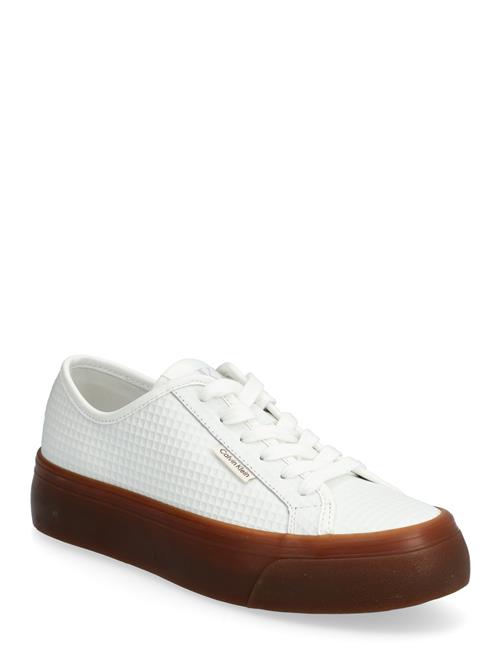 Calvin Klein | Vulc Flatf Lace Up Text Lth | 36