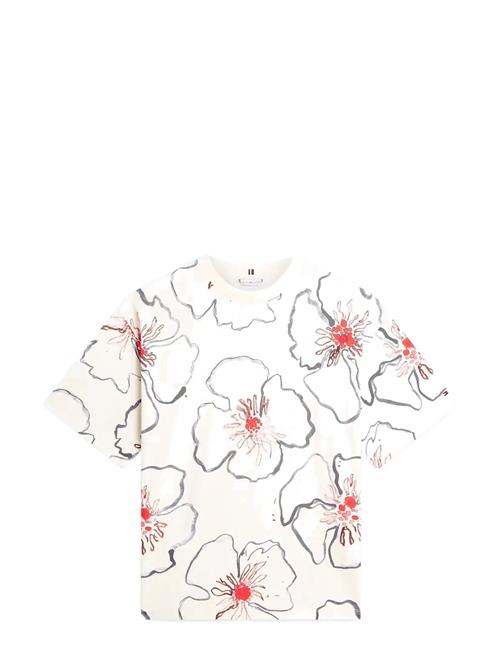 Tommy Hilfiger | Flower Graphic Rlx C-Nk Ss Tee | XXS