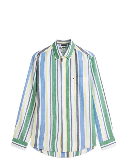 Tommy Hilfiger | Linen Blend Bold Stp Shirt | L