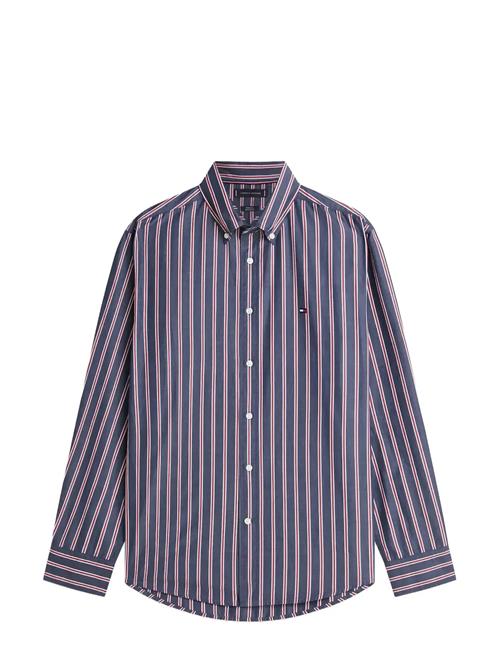 Tommy Hilfiger | Flex Poplin Bold Stripe Rf Shirt | S
