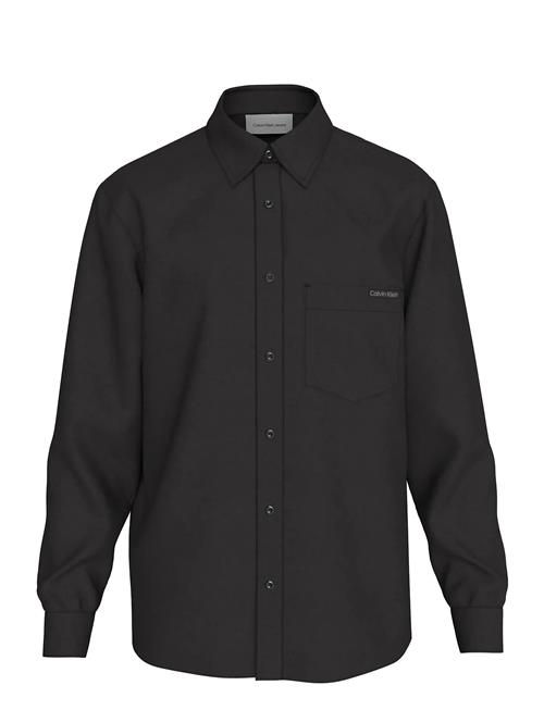 Calvin Klein Jeans | Ls Solid Casual Linen Classic Sh | M