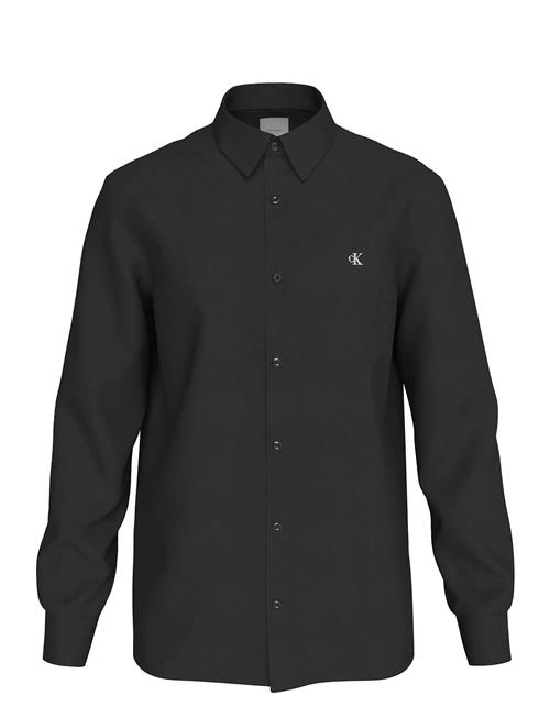 Calvin Klein | Ls Solid Linen Classic Shirt | L