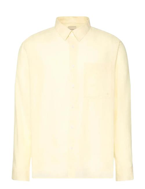 Calvin Klein | Ls Solid Linen Classic Shirt | L