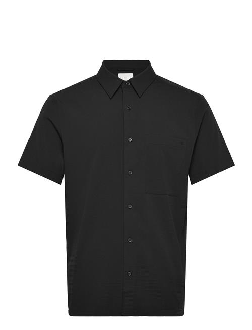 Calvin Klein | Ss Solid Seersucker Classic Shir | XS