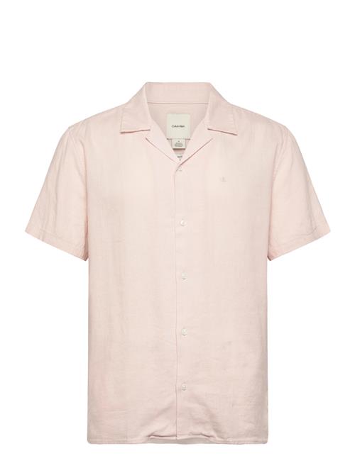 Calvin Klein | Ss Camp Collar Solid Linen Class | XS