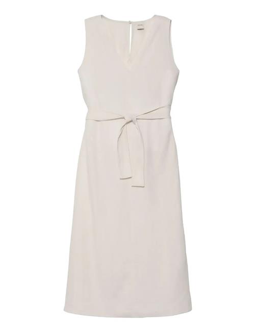 Calvin Klein | Linen V Neck Sleeveless Dress | M