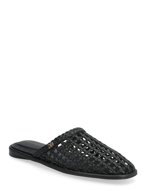 Tommy Hilfiger | Hilfiger Leather Mix Flat Mule | 38