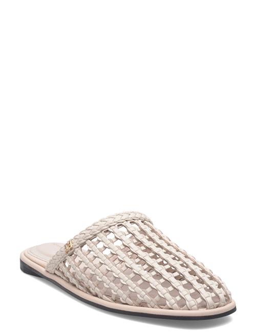 Tommy Hilfiger | Hilfiger Leather Mix Flat Mule | 38