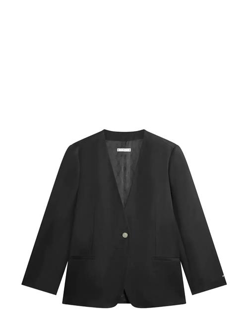 Tommy Hilfiger | Linen/Vis Collarless Blazer | 42