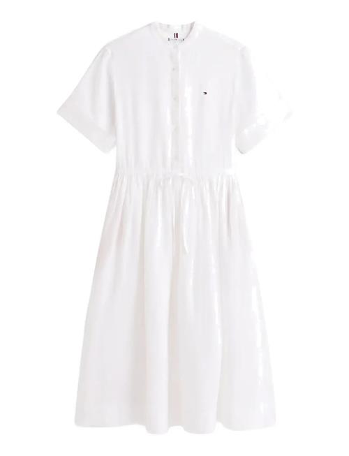 Tommy Hilfiger | Ess Linen Midi Ss Shirt Dress | S