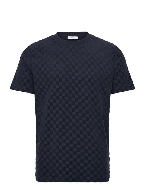 Lindbergh | Checkered Towel O-Neck Tee S/S | XXXL