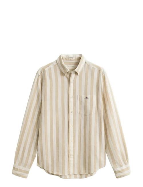 GANT | Reg Cotton Linen Stripe Shirt | S