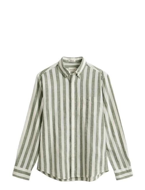 GANT | Reg Cotton Linen Stripe Shirt | M