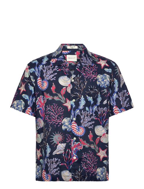 GANT | Reg Aop Camp Collar Shirt | XXXL