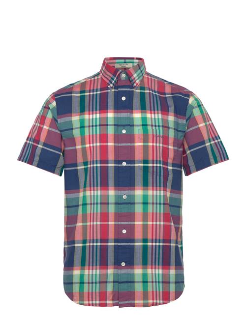 GANT | Reg Indian Madras Check Ss Shirt | XXL