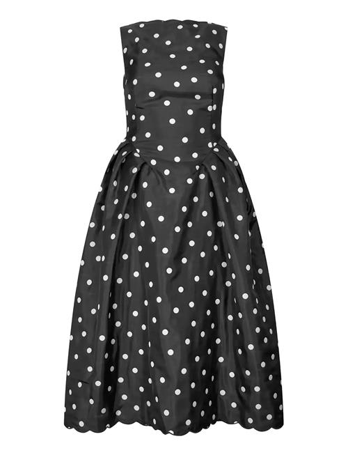 STINE GOYA | Quilted Dots, Voluminous Midi Dress | L