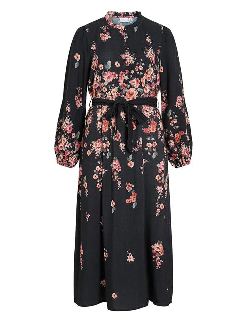 Vila | Vielma Bai O-Neck Ls Ankle Midi Dress/Ln | 42