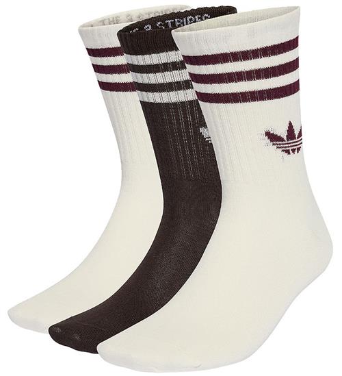 adidas Originals Strømper - 3-pak - 3S Crew - Owhite/Auco/Owhite