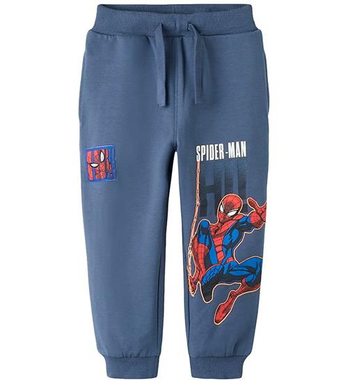 Name It Bukser - Sweat - NmmAlbie - Spiderman - Vintage Indigo