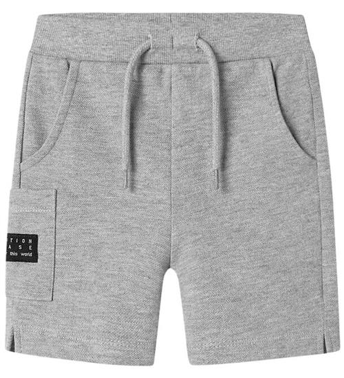 Name It Shorts - Pique - NmmVivasse - Grey Melange