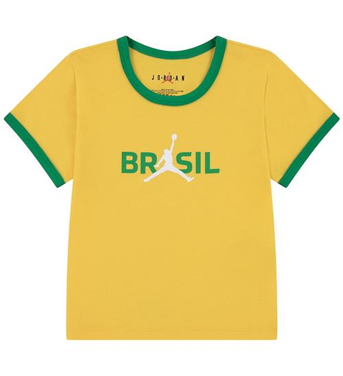 Jordan T-shirt - Brasil - Retro Graphic - Varsity Maize m. Print