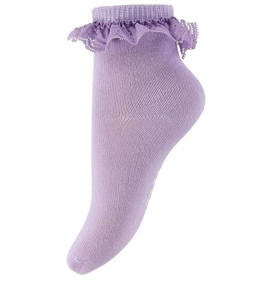 Minymo Strømper - Blonder - Lavender
