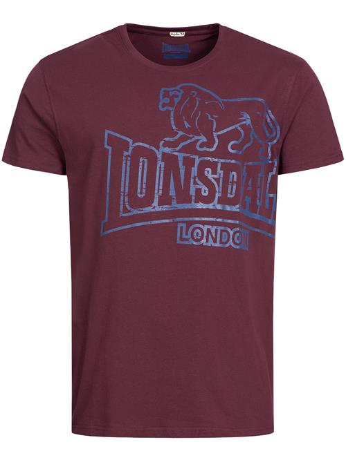 LONSDALE Bluser & t-shirts 'Langsett'  safir / mørkerød