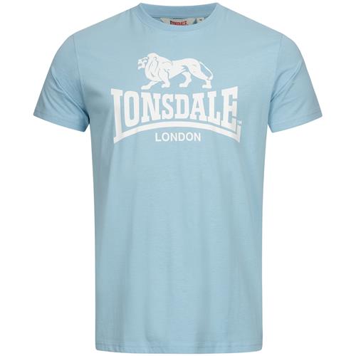 LONSDALE Bluser & t-shirts 'St. Erney'  lyseblå / hvid