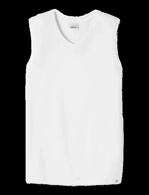 Schiesser | White Tank Top - Long Life Cotton | XL
